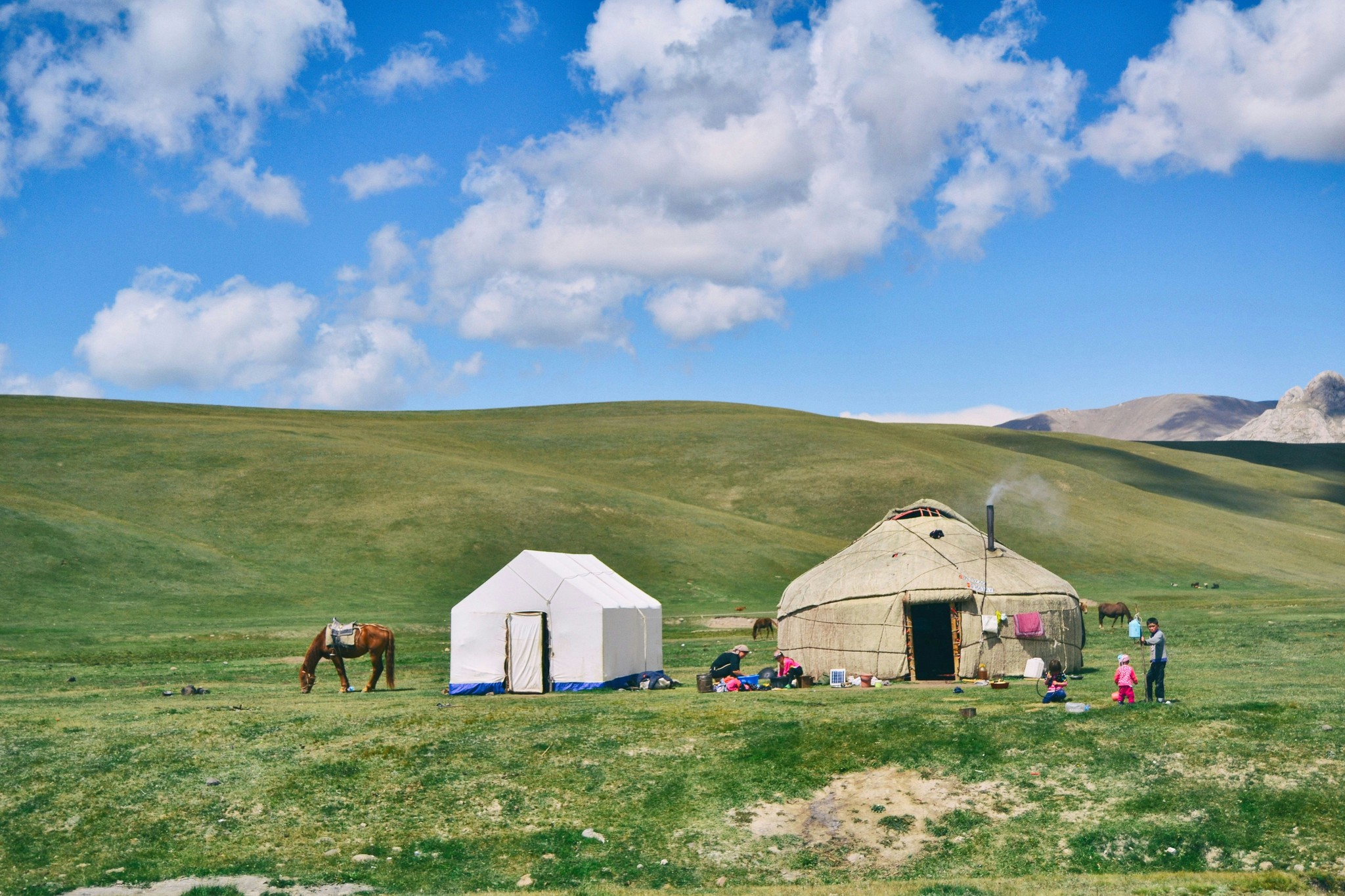 Nomadic accommodation adapted to high-altitude living